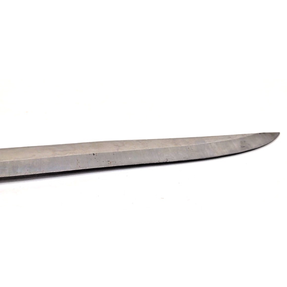 Vintage RS 13” Chef’s Knife Stainless Steel Japan Exposed Wood Handle Full Tang - Picture 8 of 8